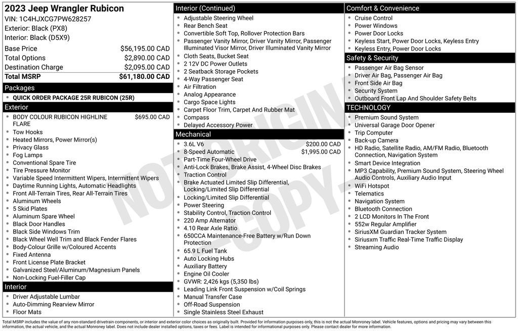 2023 Jeep Wrangler Rubicon