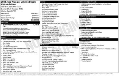 2022 Jeep Wrangler Unlimited Sport Altitude