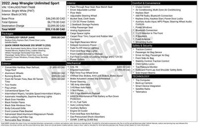 2022 Jeep Wrangler Unlimited Sport
