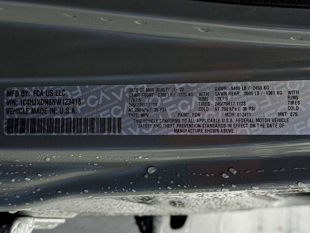 2022 Jeep Wrangler Unlimited Sport S