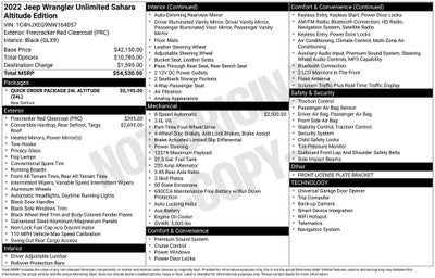 2022 Jeep Wrangler Unlimited Sahara Altitude