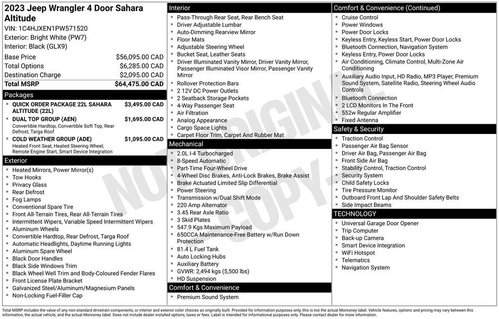 2023 Jeep Wrangler Altitude
