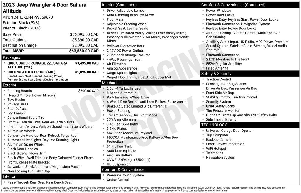2023 Jeep Wrangler Altitude