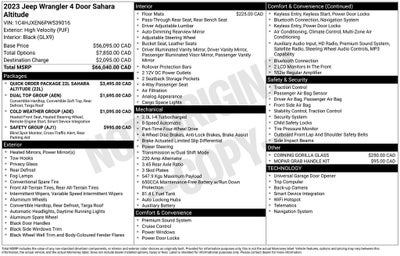 2023 Jeep Wrangler Altitude