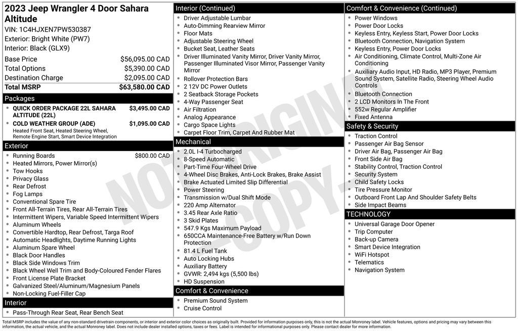 2023 Jeep Wrangler Altitude