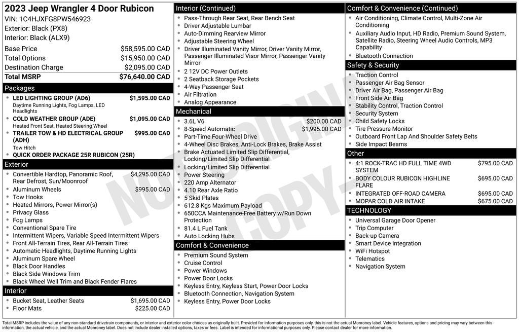 2023 Jeep Wrangler Rubicon