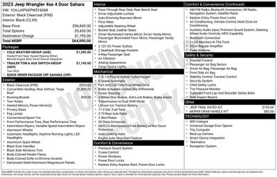 2023 Jeep Wrangler Sahara 4xe