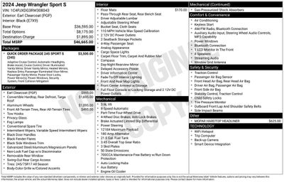 2024 Jeep Wrangler Sport S