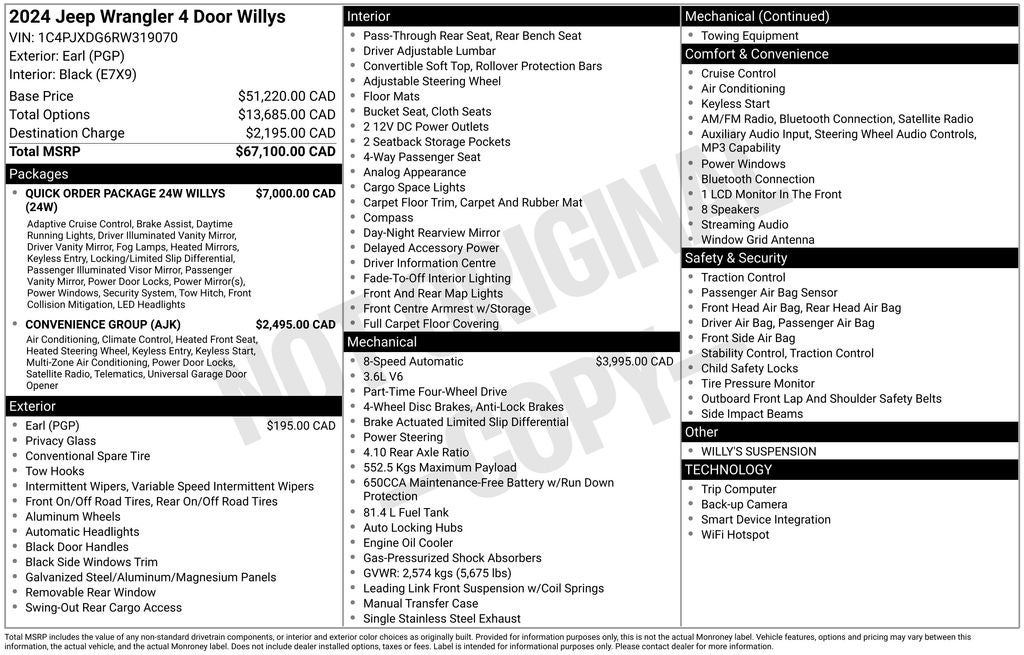 2024 Jeep Wrangler Willys