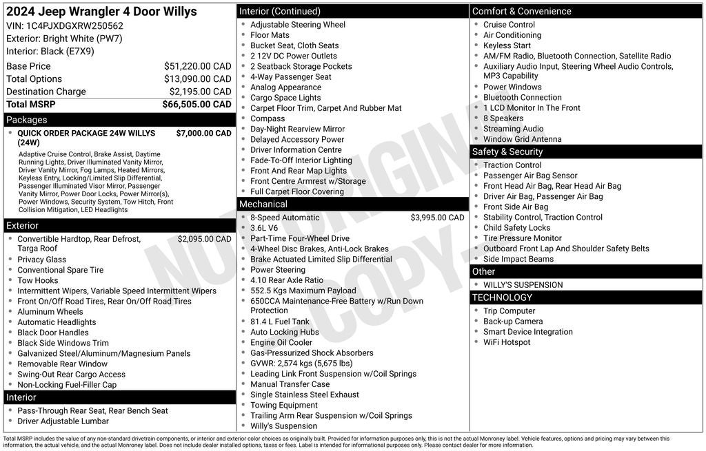 2024 Jeep Wrangler Willys