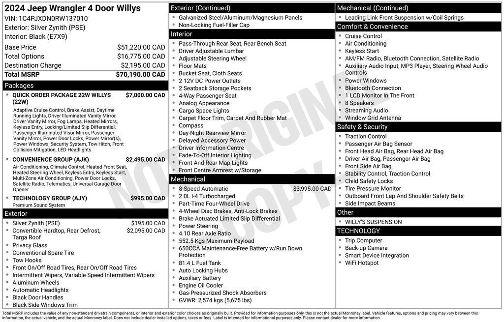 2024 Jeep Wrangler Willys
