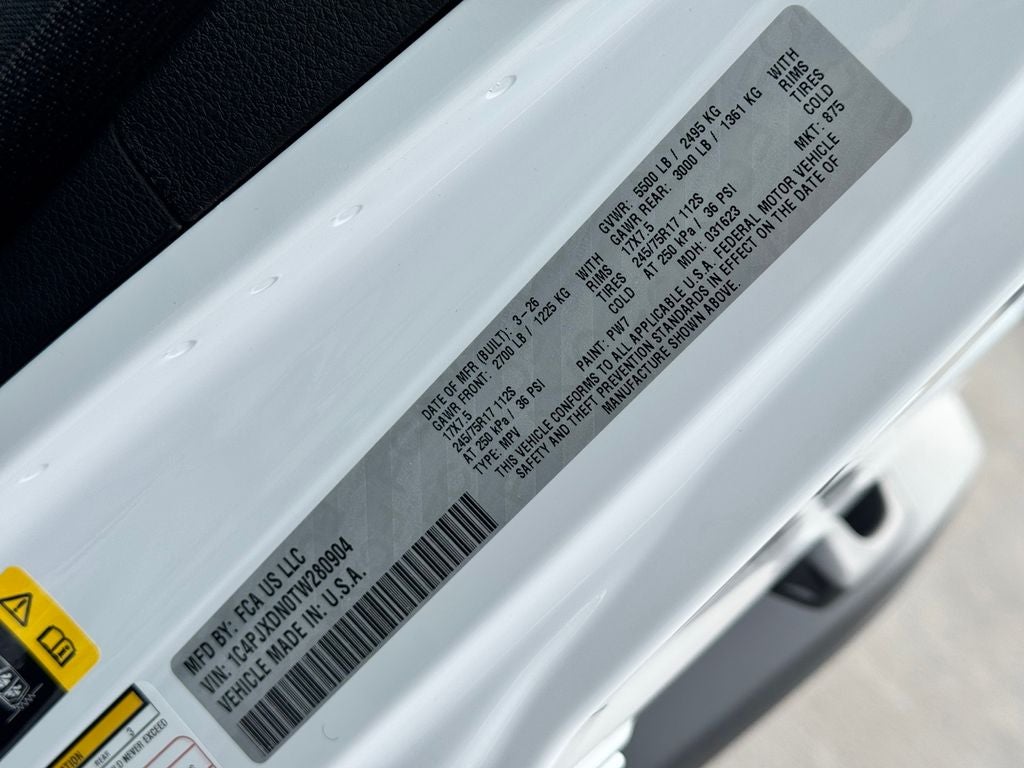 2026 Jeep Wrangler Sport