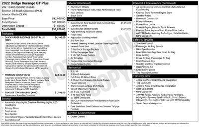 2022 Dodge Durango GT Plus