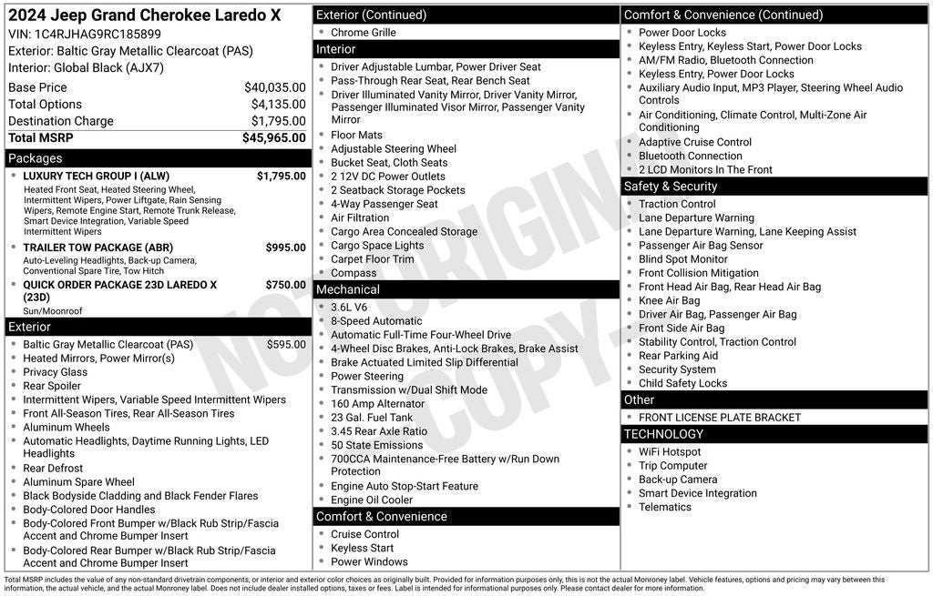 2024 Jeep Grand Cherokee Laredo