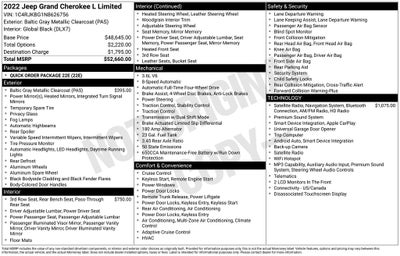 2022 Jeep Grand Cherokee L Limited