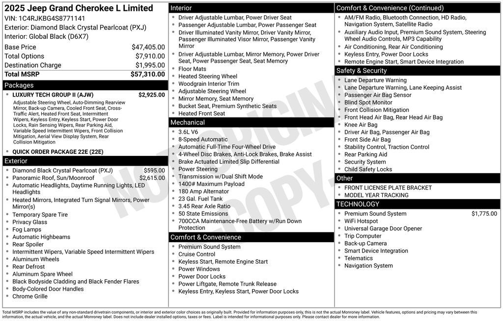 2025 Jeep Grand Cherokee L Limited