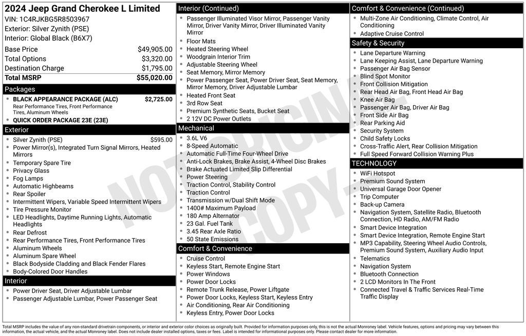 2024 Jeep Grand Cherokee L Limited
