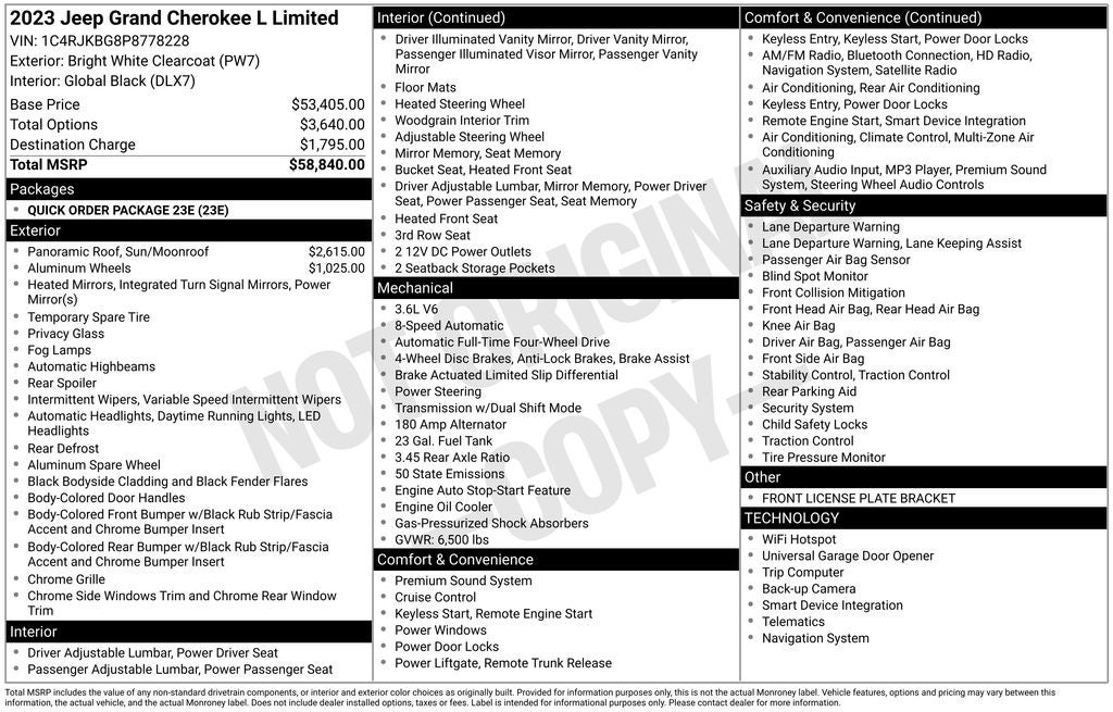 2023 Jeep Grand Cherokee L Limited
