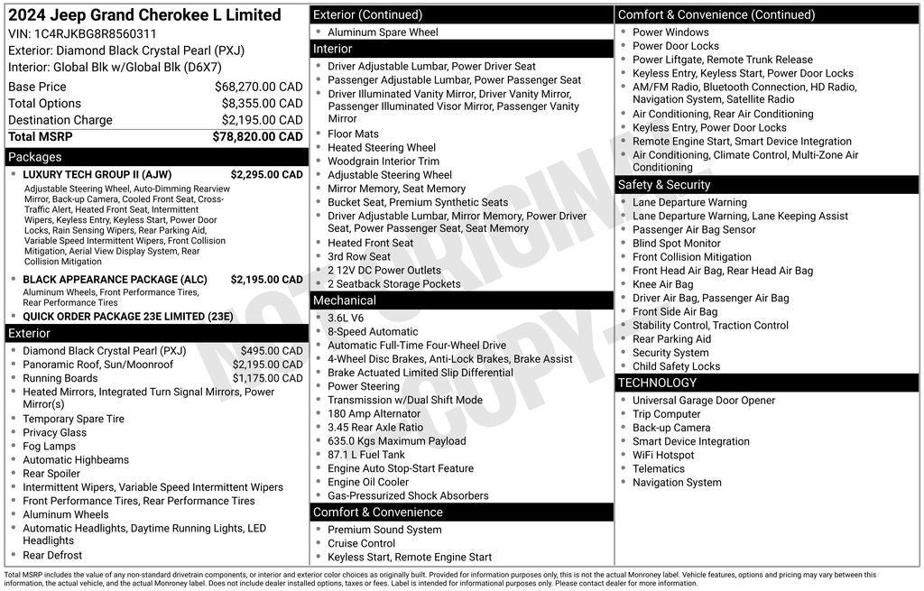 2024 Jeep Grand Cherokee L Limited