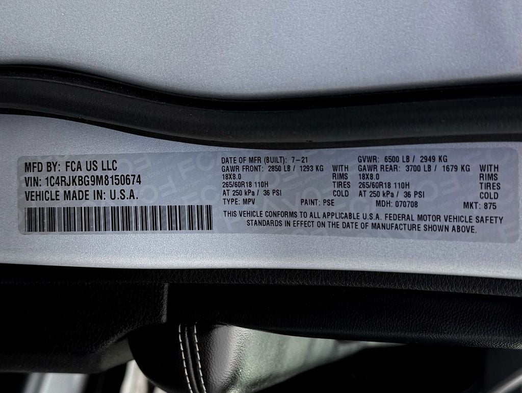 2021 Jeep Grand Cherokee L Limited