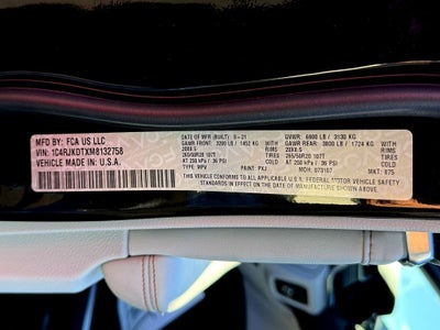 2021 Jeep Grand Cherokee L Overland