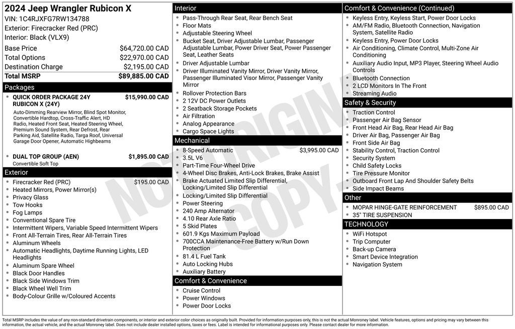 2024 Jeep Wrangler Rubicon X