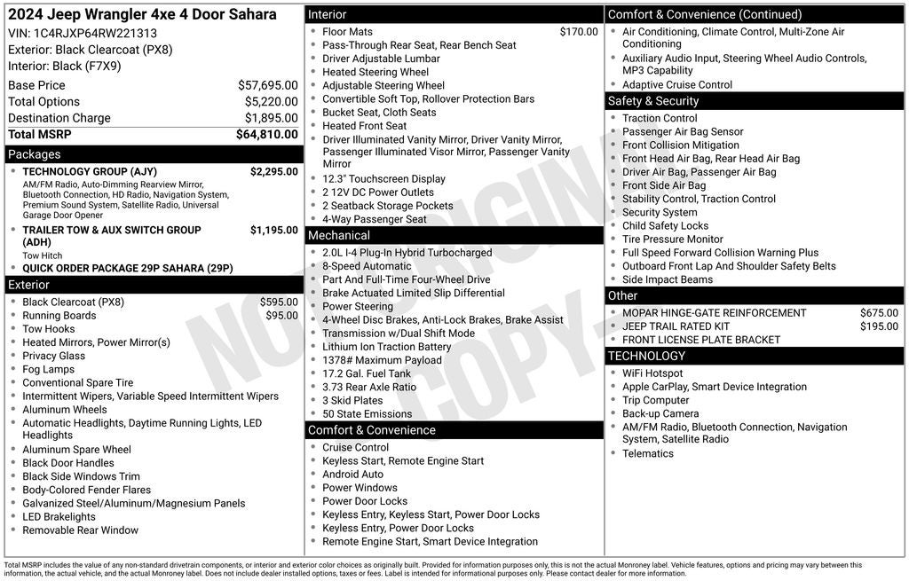 2024 Jeep Wrangler Sahara 4xe