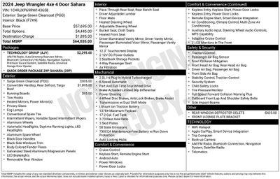 2024 Jeep Wrangler Sahara 4xe