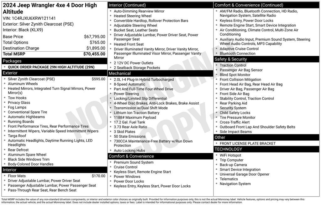 2024 Jeep Wrangler High Altitude 4xe