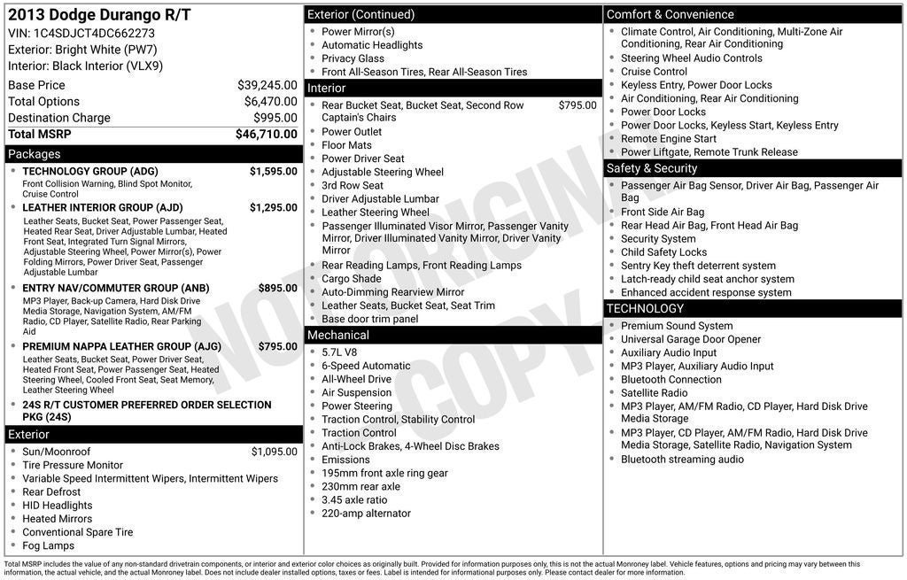 2013 Dodge Durango R/T