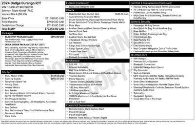 2024 Dodge Durango R/T Plus