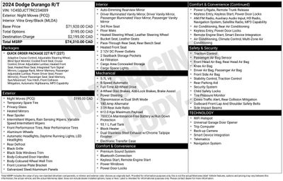 2024 Dodge Durango R/T Plus