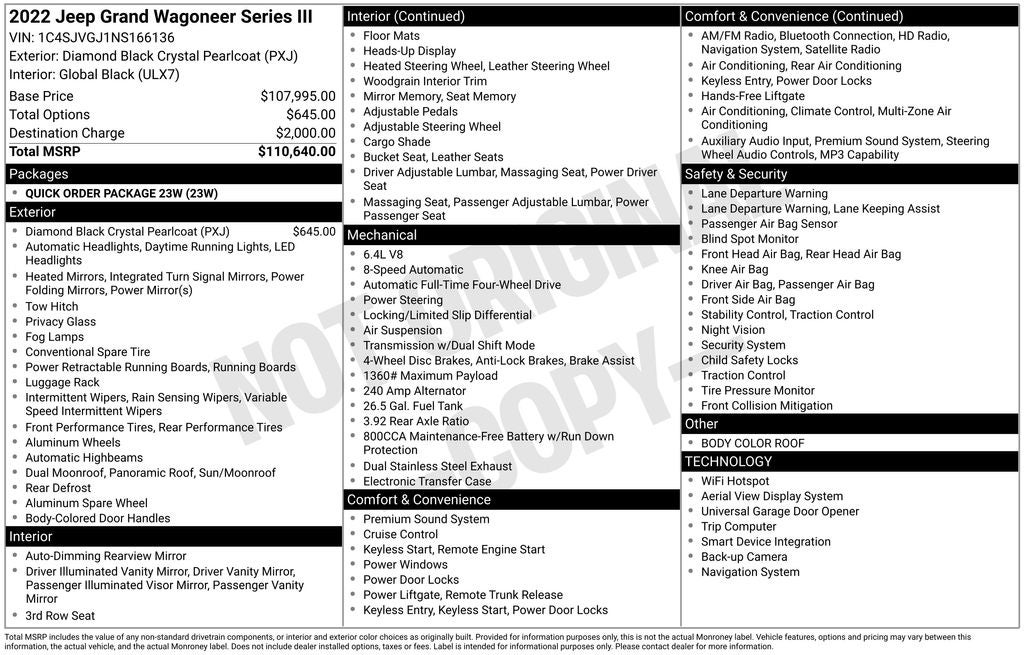 2022 Jeep Grand Wagoneer Series III