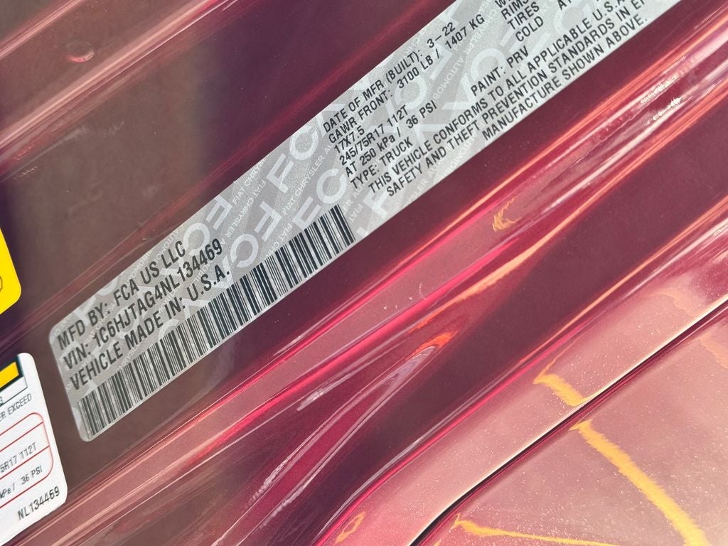 2022 Jeep Gladiator Altitude