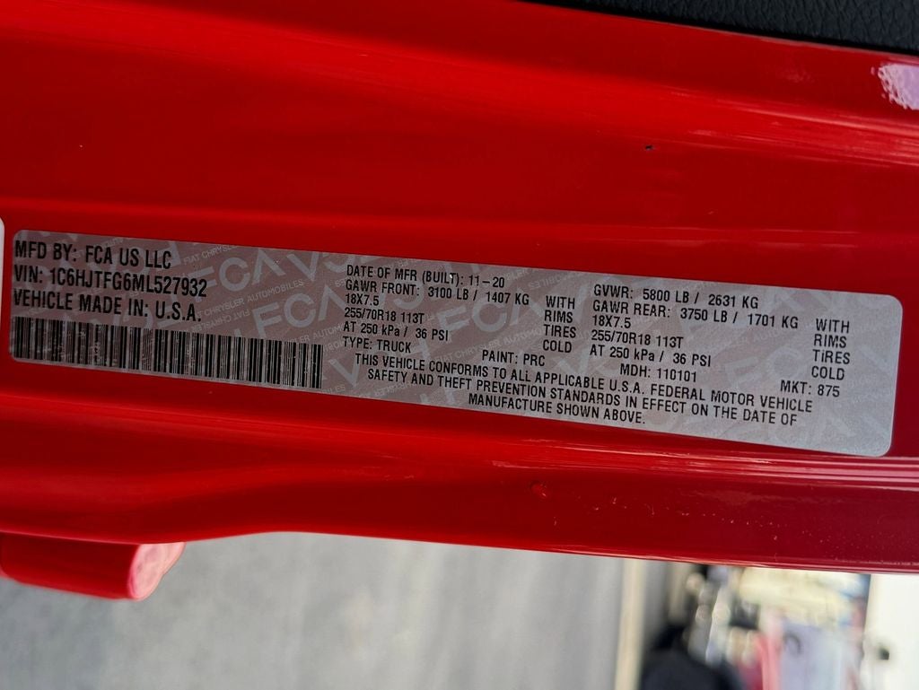 2021 Jeep Gladiator Overland