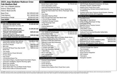 2023 Jeep Gladiator Rubicon