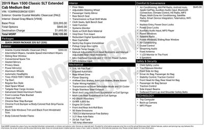 2019 RAM 1500 Classic SLT