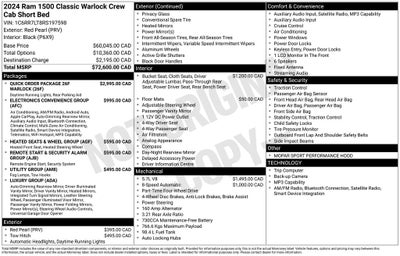 2024 RAM 1500 Classic Warlock