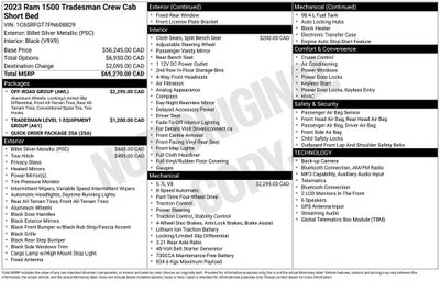 2023 RAM 1500 Tradesman