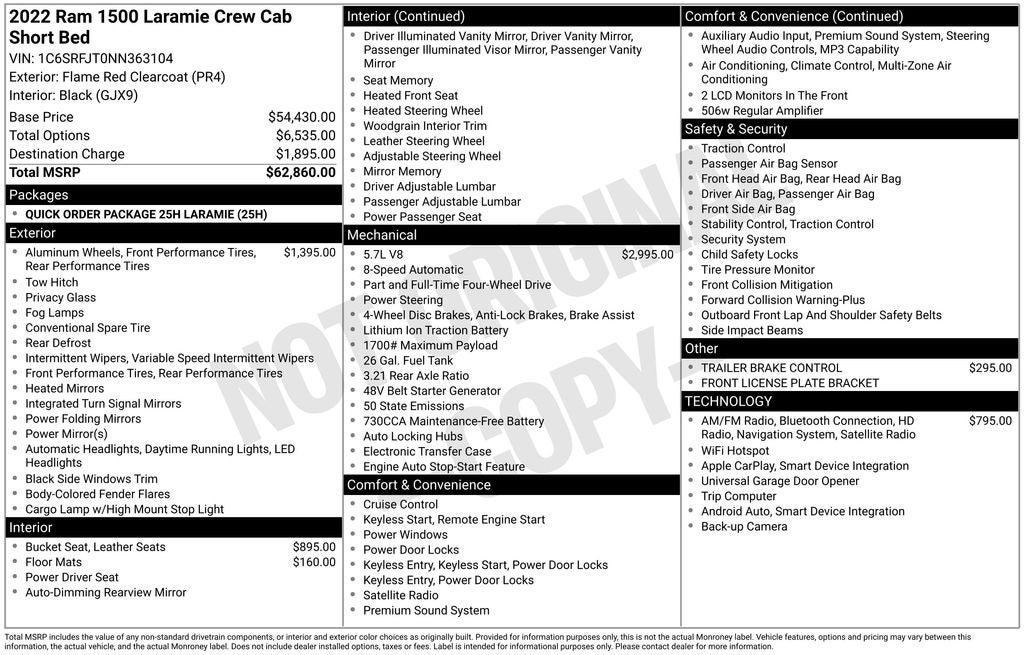 2022 RAM 1500 Laramie