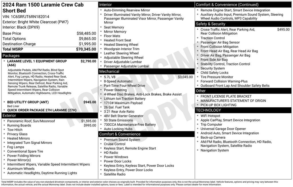 2024 RAM 1500 Laramie