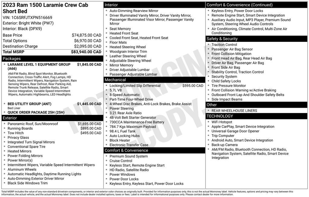 2023 RAM 1500 Laramie