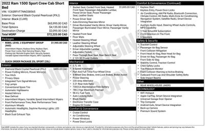 2022 RAM 1500 Sport