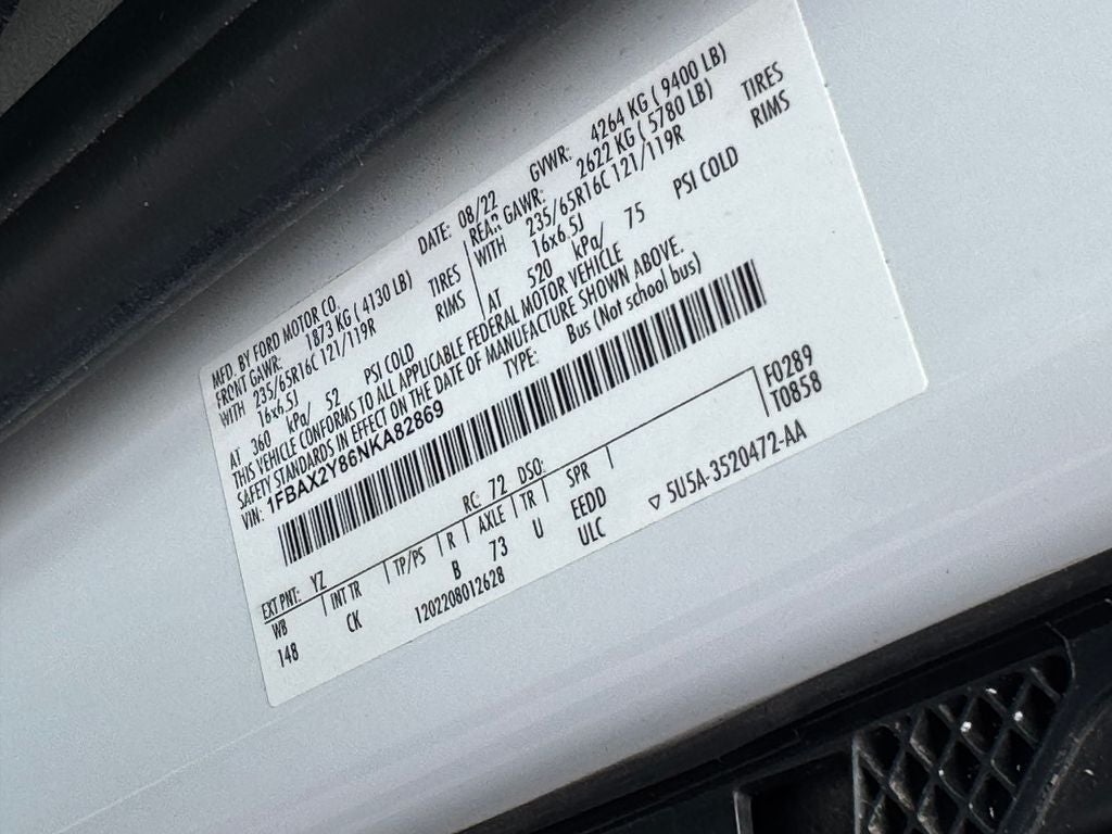 2022 Ford Transit-350 XLT
