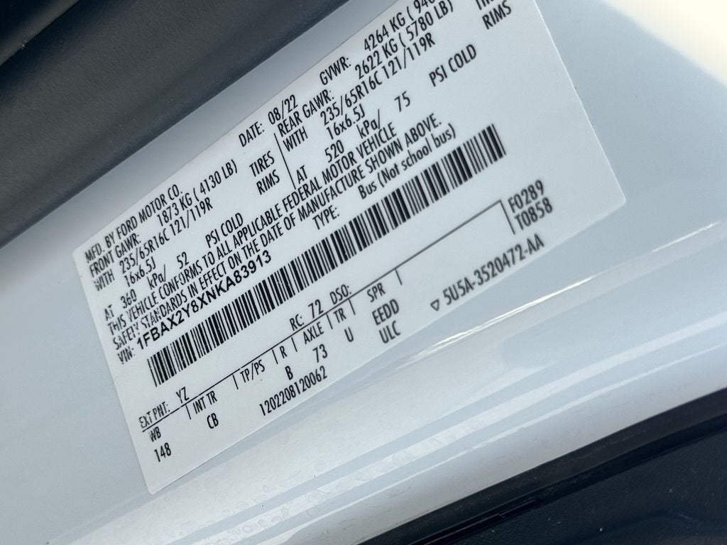 2022 Ford Transit-350 XLT
