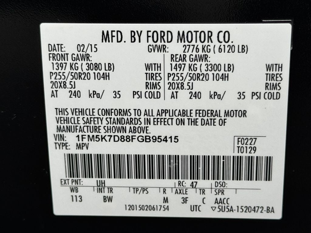 2015 Ford Explorer XLT