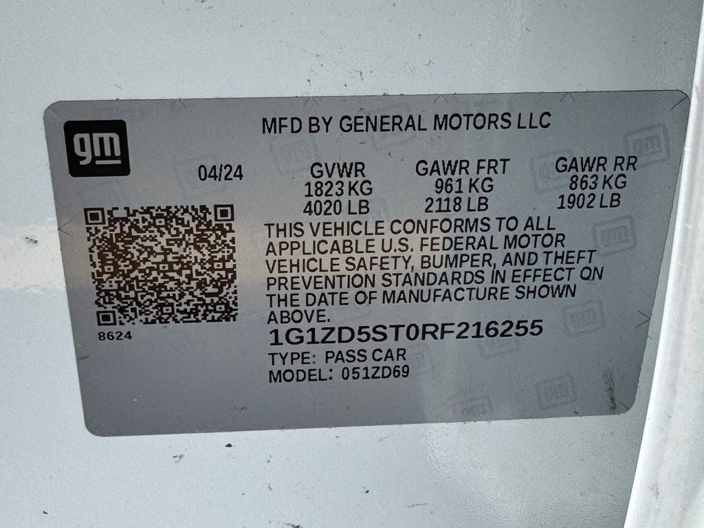 2024 Chevrolet Malibu LT 1LT