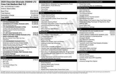 2020 Chevrolet Silverado 2500HD LTZ