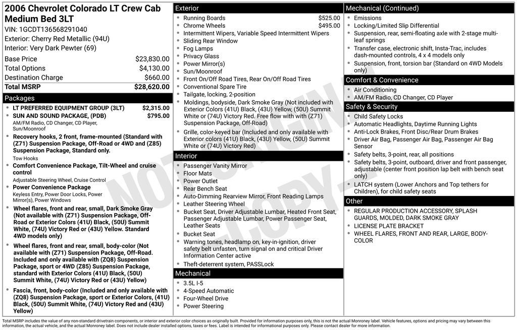 2006 Chevrolet Colorado LT