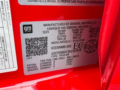 2024 Chevrolet Silverado 1500 Custom